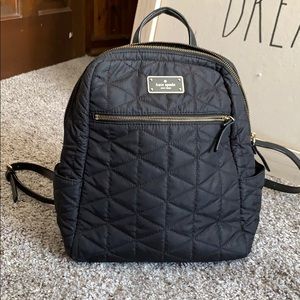 Kate spade quilted backpack